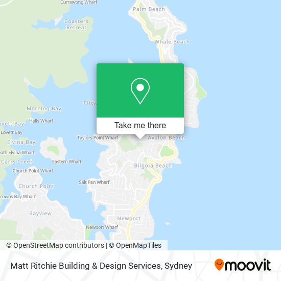 Mapa Matt Ritchie Building & Design Services