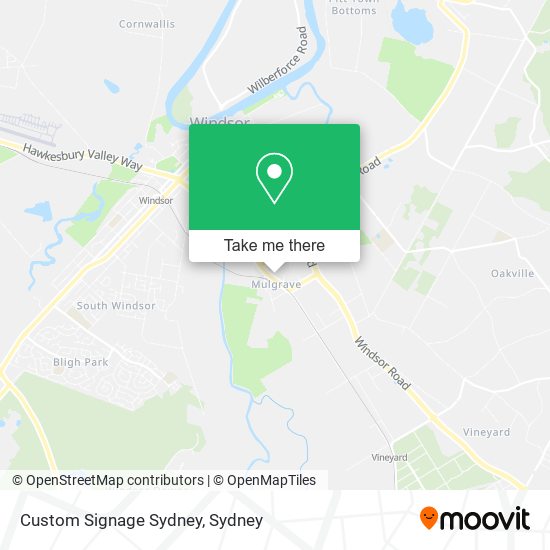 Mapa Custom Signage Sydney