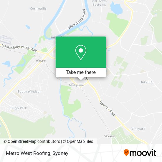 Metro West Roofing map