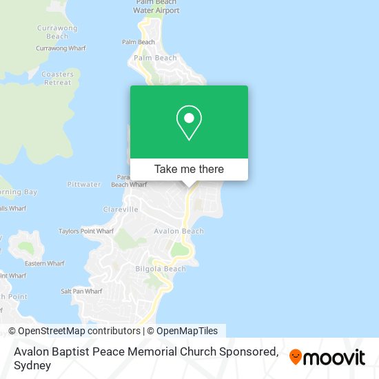 Avalon Baptist Peace Memorial Church Sponsored map