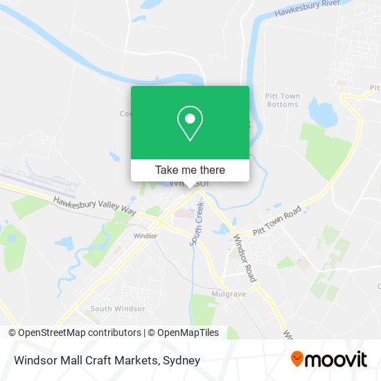 Windsor Mall Craft Markets map