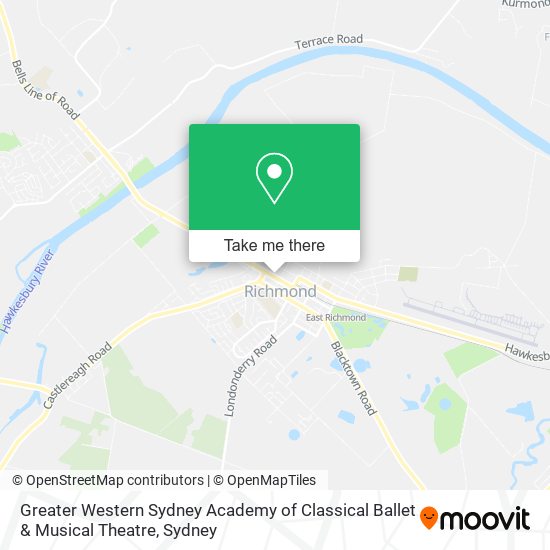 Greater Western Sydney Academy of Classical Ballet & Musical Theatre map