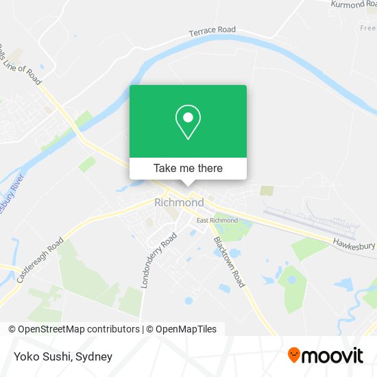 Yoko Sushi map