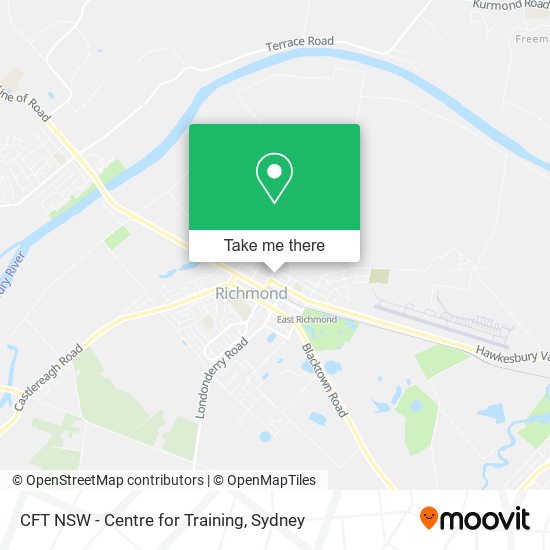 CFT NSW - Centre for Training map