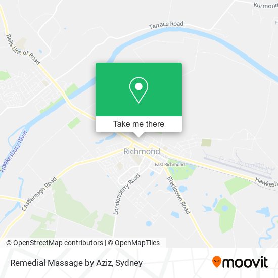 Remedial Massage by Aziz map