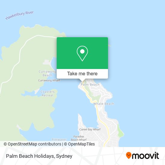 Palm Beach Holidays map