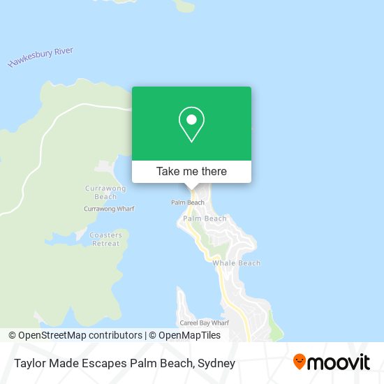 Taylor Made Escapes Palm Beach map