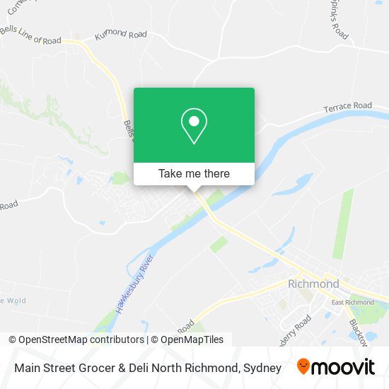 Mapa Main Street Grocer & Deli North Richmond