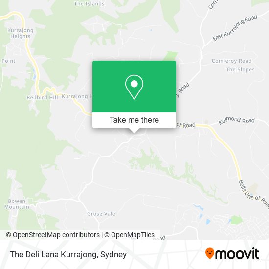 The Deli Lana Kurrajong map