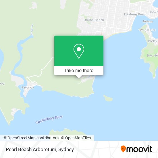 Mapa Pearl Beach Arboretum
