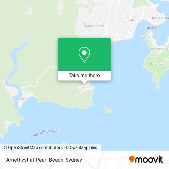 Mapa Amethyst at Pearl Beach
