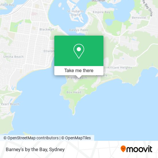 Barney's by the Bay map