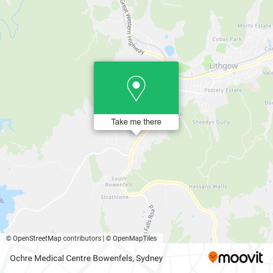 Ochre Medical Centre Bowenfels map