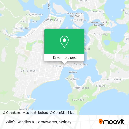 Kylie's Kandles & Homewares map