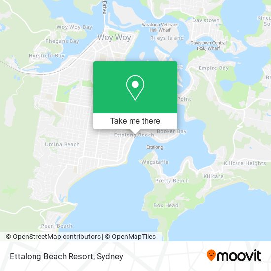 Ettalong Beach Resort map