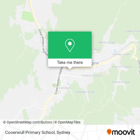 Mapa Cooerwull Primary School