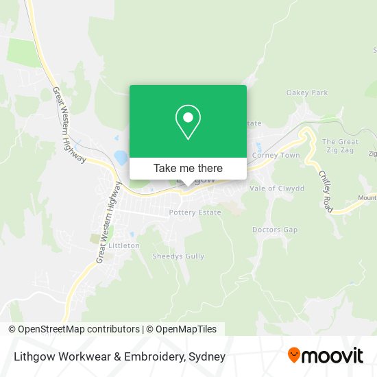 Lithgow Workwear & Embroidery map