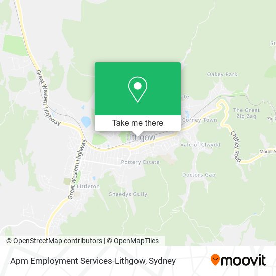 Apm Employment Services-Lithgow map