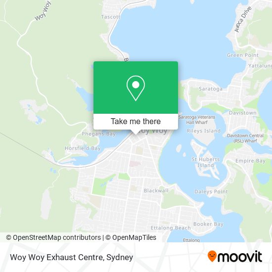 Woy Woy Exhaust Centre map