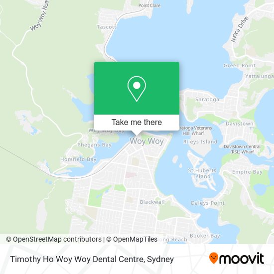 Timothy Ho Woy Woy Dental Centre map