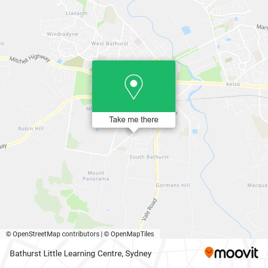 Mapa Bathurst Little Learning Centre