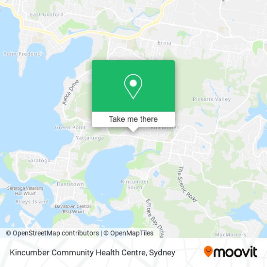 Kincumber Community Health Centre map
