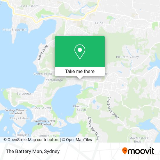 The Battery Man map