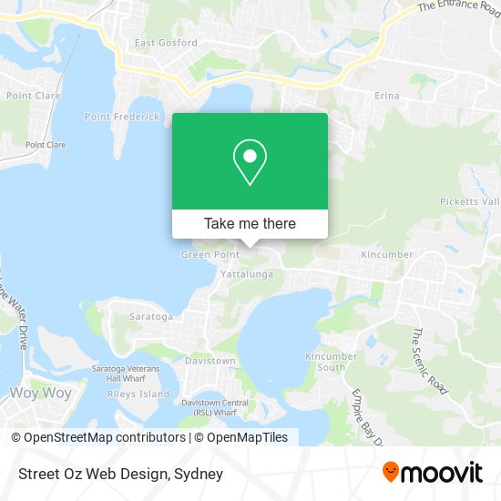Street Oz Web Design map