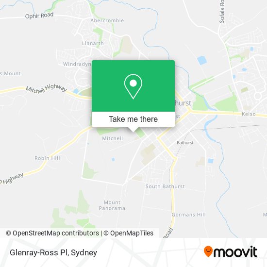 Glenray-Ross Pl map