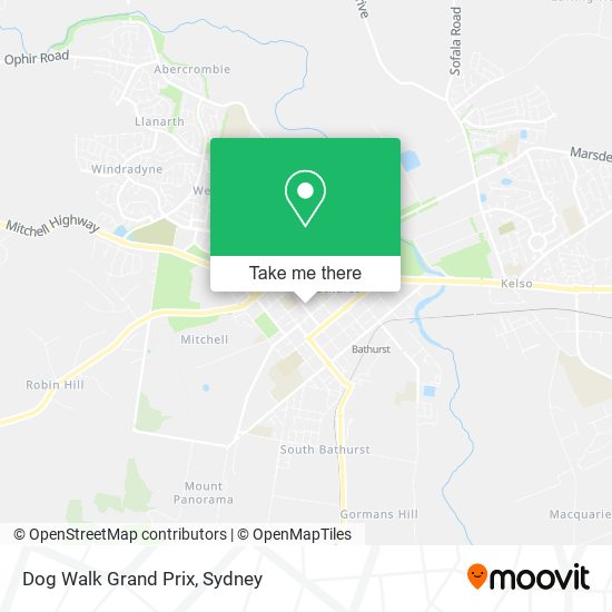Dog Walk Grand Prix map