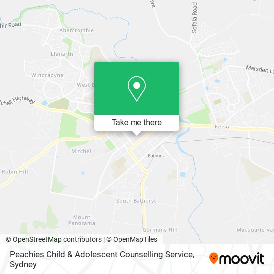 Peachies Child & Adolescent Counselling Service map