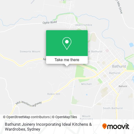 Bathurst Joinery Incorporating Ideal Kitchens & Wardrobes map