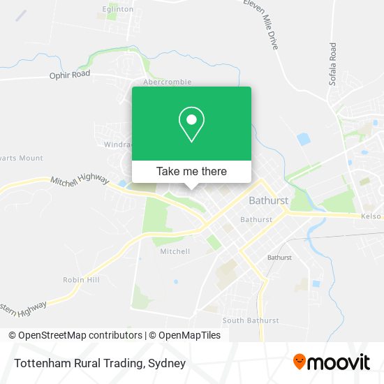 Tottenham Rural Trading map