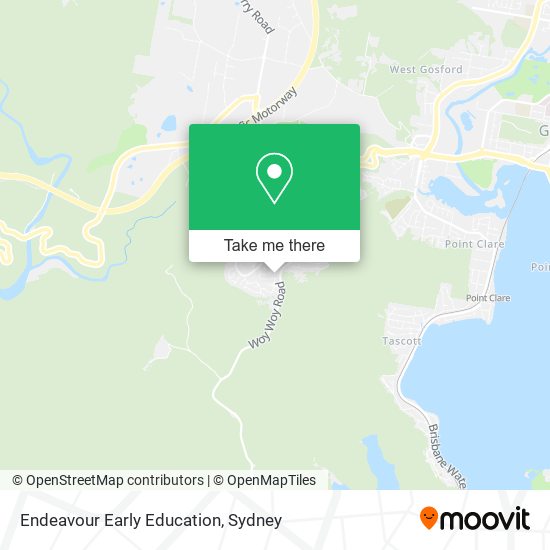 Endeavour Early Education map