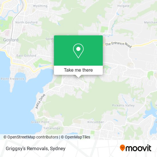 Mapa Griggsy's Removals