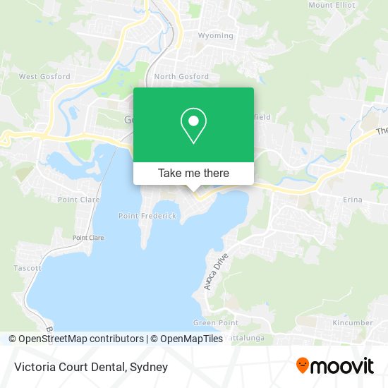 Victoria Court Dental map