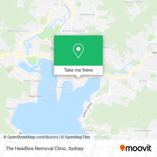 The Headlice Removal Clinic map