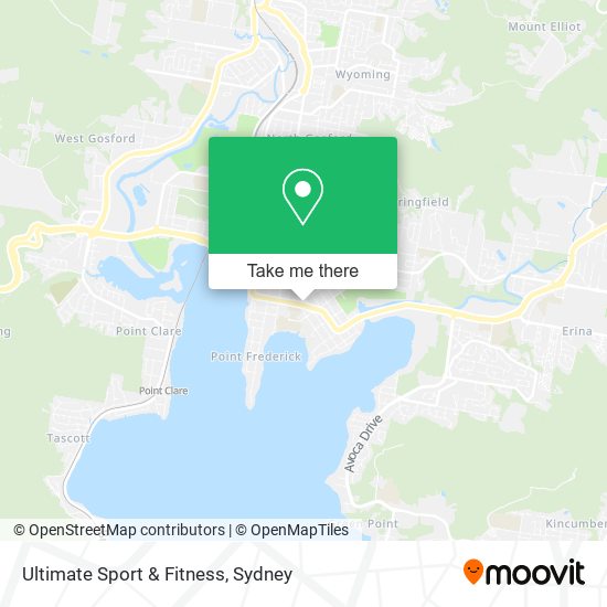 Mapa Ultimate Sport & Fitness