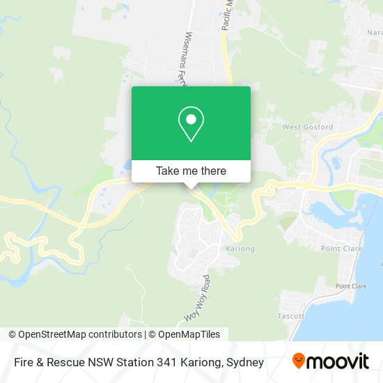 Fire & Rescue NSW Station 341 Kariong map