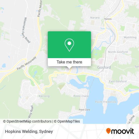 Mapa Hopkins Welding