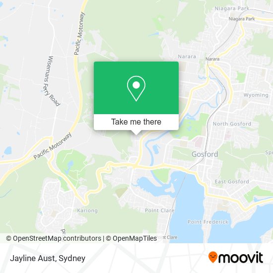 Jayline Aust map