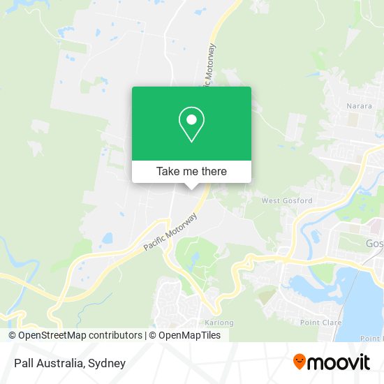 Pall Australia map