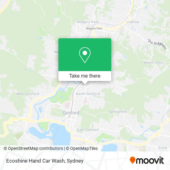 Mapa Ecoshine Hand Car Wash