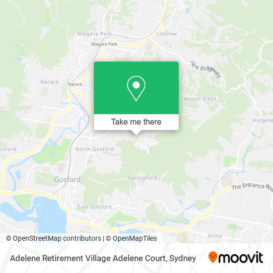 Adelene Retirement Village Adelene Court map