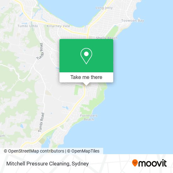 Mitchell Pressure Cleaning map