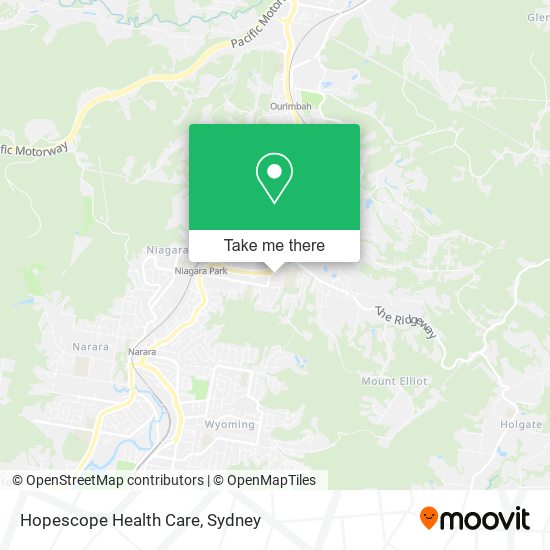 Hopescope Health Care map