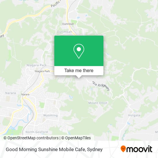 Mapa Good Morning Sunshine Mobile Cafe