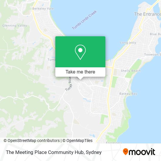 Mapa The Meeting Place Community Hub