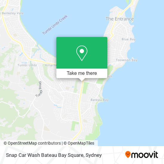 Snap Car Wash Bateau Bay Square map