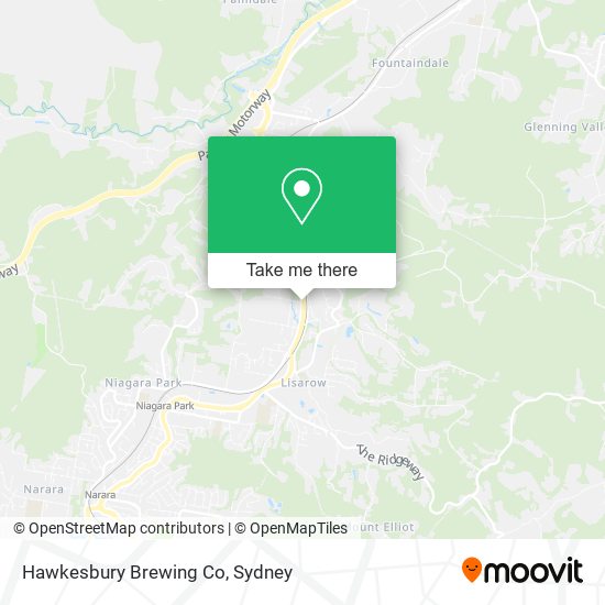 Mapa Hawkesbury Brewing Co